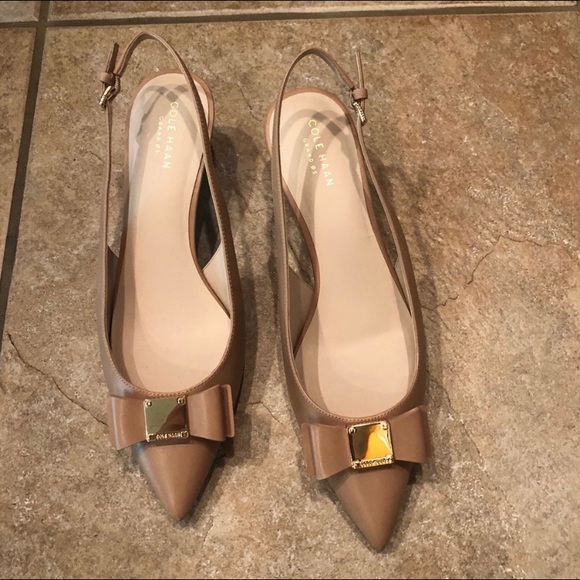 cole haan tali bow slingback